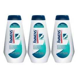 3 Talco Desodorante Para Pies Ammens Fresh Protect 250g