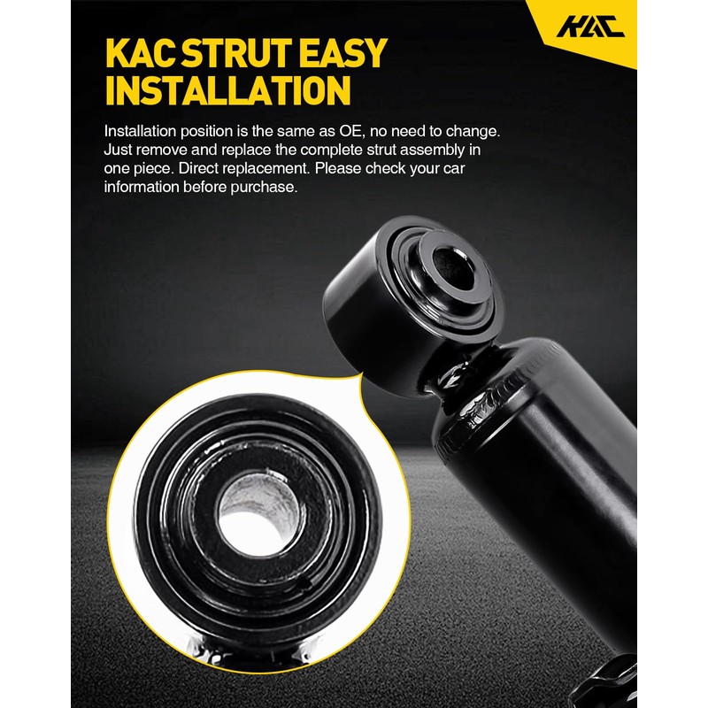 Front Complete Struts Shock Absorber fits for Camry 2012-2017 Struts