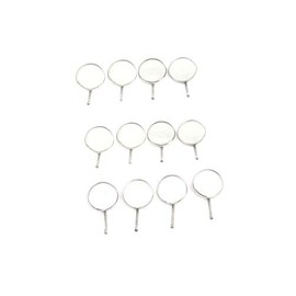 OdontoMed2011® New Premium 12 X Dental Mouth Mirror Heads Cone Socket #5 Plain,ODM