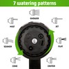 NEXCOVER Garden Hose Nozzle Sprayer - 7 Adjustable Watering Patterns