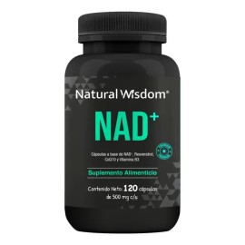Nad+ Resveratrol Coq10 B3 Arándano | 120 caps | Apoyo al Bienestar Celular y Rutina Diaria | Apoyo Antioxidante | Apoyo al bienestar cognitivo