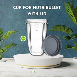 Utiz 24oz Cup for Nutribullet with Lid Cap Replacement Parts 600W/900w Blender Juicer Mixer Size: 700ml
