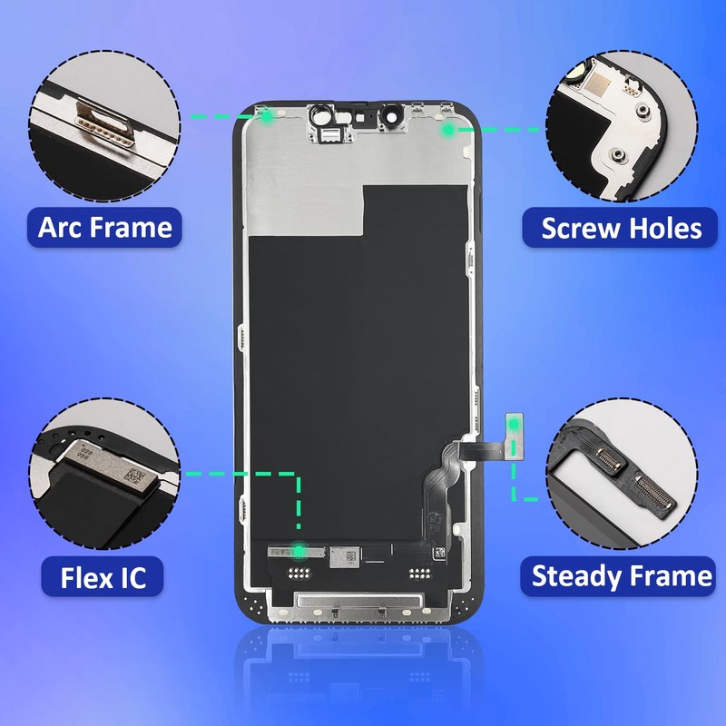 Brinonac for iPhone 13 Screen Replacement Kit, 6.1" Full HD