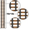 Buxiuer Polar Railroad Train Track Table Runner Christmas Train Express