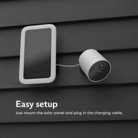 SimpliSafe Solar Panel for Outdoor Security Camera,White