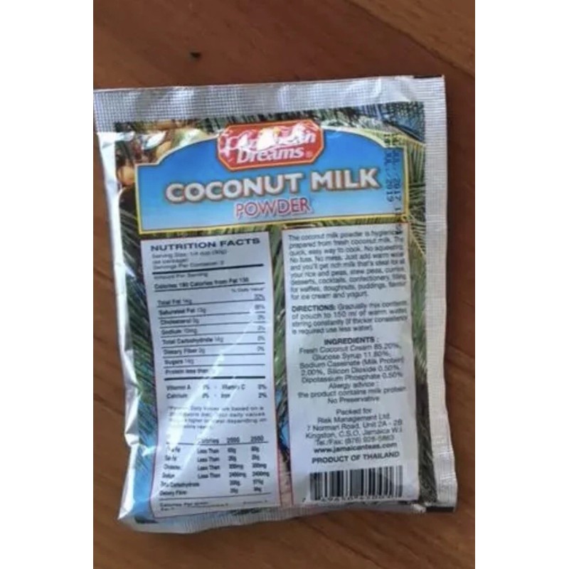 Caribbean Dreams Coconut Milk Powder (Caribbean Dreams) 3 for $12