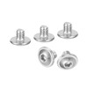 sourcing map Flanged Button Head Socket Cap Screws,100 Pcs M4x4mm