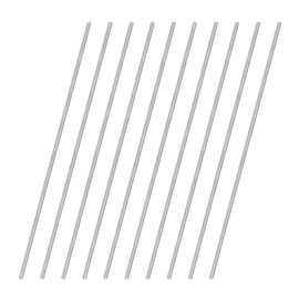 M METERXITY 10-Pack Fully Threaded Rod, M3x180mm 304 Stainless Steel Right Hand Thread Bar Studs for Furniture Anchor Bolts/Clamps/U-Bolts, Metric Threaded Screw