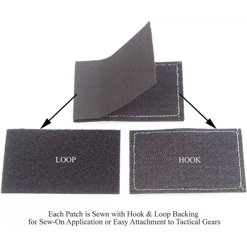 Godzilla Wave Embroidered Hook/Loop Morale Patch