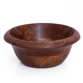 Beautiful Handmade 7 x 3" Decorative Mango Wood Snack Serving Bowl For Dry Fruits Chips Coffee Table Countertop Display Key Bowl Tableware Kitchen Living Room Home Decor Accents Dinnerware