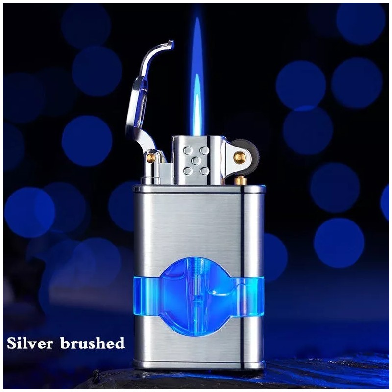 The Vintage Lighter Vintage Inspired Single Torch Lighter with See-thru