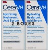 CeraVe Hydrating Hyaluronic Acid Face Serum 1 oz (2 BOXES)