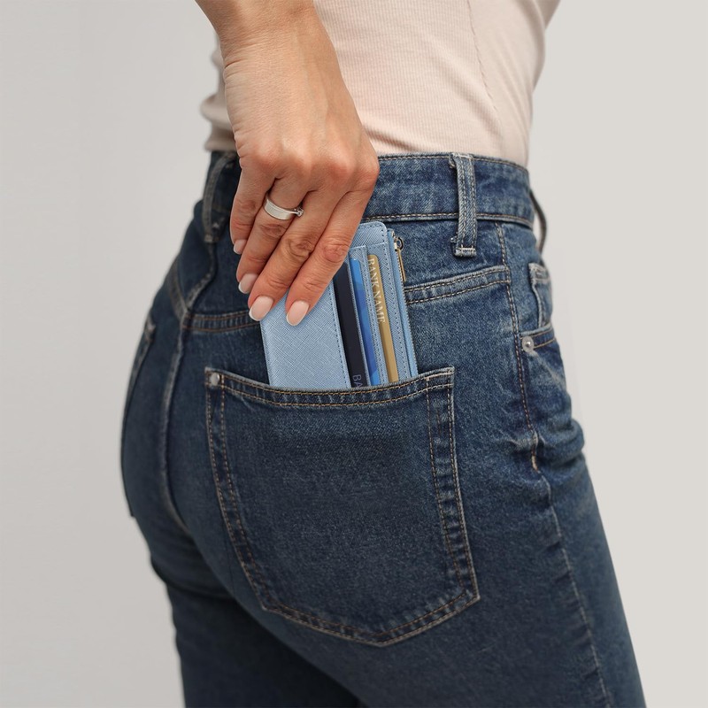 Sodsay Card Case Slim Front Pocket Wallet for Women Credit