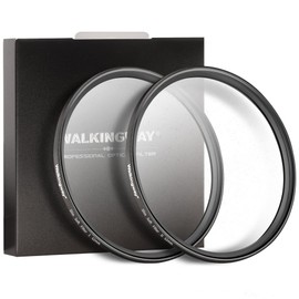 WalkingWay - Juego de filtros de enfoque suave de niebla blanca de 62 mm, efecto de niebla soñador para fotografía de video/Vlog/Retrato, 2 piezas (suave 1 y 2)