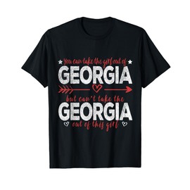 Girl Out Of Georgia Hometown Home Georgia T-Shirt