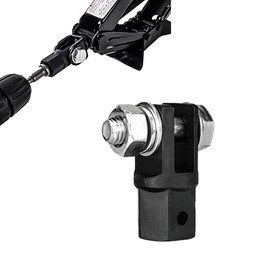 KVAEY 1/2" Scissor Jack Adapter, Scissor Jack Drill Adapter for 1/2 Inch Drive Socket or 13/16 Inch Lug Wrench, Drive Impact Wrench Automotive Sturdy Power Jacks Connector
