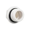 PATIKIL 8pcs G1/2 Male Hex Head Pipe Plug PVC Nut