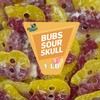 Swedish Candy Pound (454 g), Bubs Giant Sour Skull)