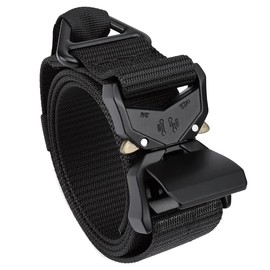 MOZETO Tactical Belts for Men, 1.5" Wide Nylon Quick Release Utility EDC Duty Gun Belt Men Women with V-Ring Locking Buckle