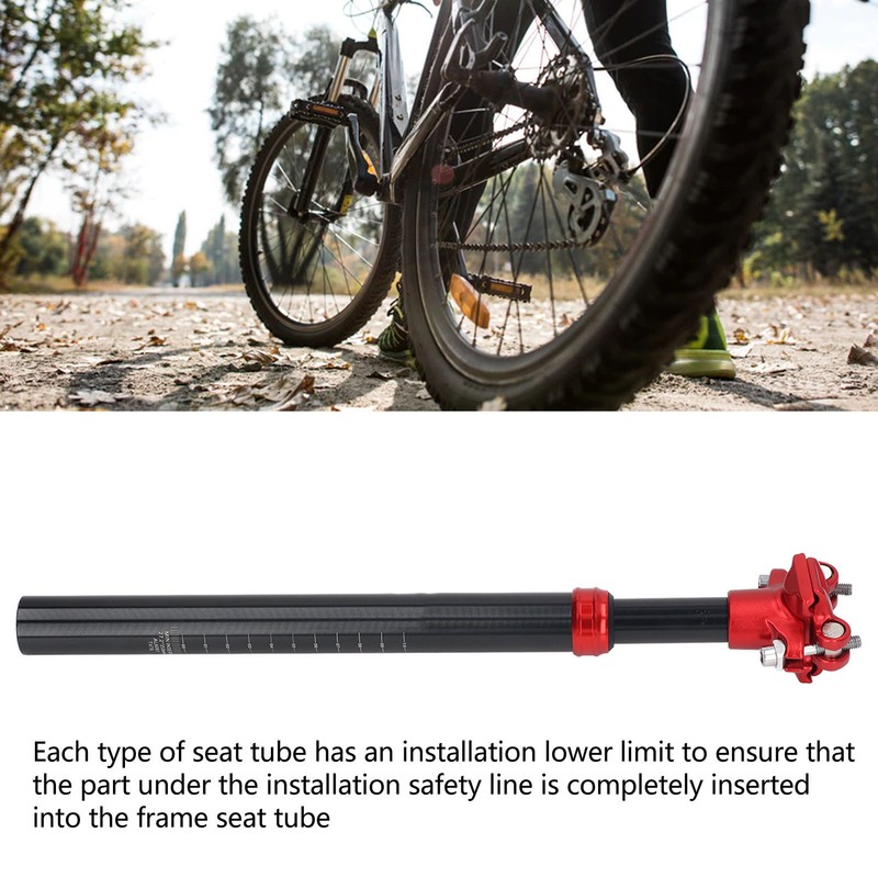 27.2mm Bike Suspension Seatpost Aluminum Alloy Mountain Bike Suspension Seatpost