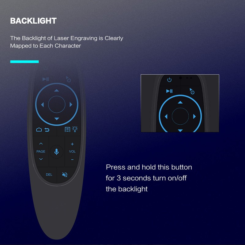 Voice Remote Control Sensitive Multi Function Bluetooth Air Remote for