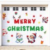 90shine 32PCS Christmas Garage Door Decorations Magnets - Snowman Santa