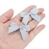 MECCANIXITY 6Pcs Premade Mini Grosgrain Ribbon Bow 2" Self Adhesive