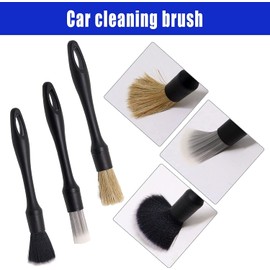JUTOSU Car Wash Brush, Detailing Brush, Wheel Brush, Parts Cleaning Brush, Remove Dirt from Trim and Emblem, Interior and Outer Uneven Parts of Your Car, Cleaning Wheel, Engine Room, Interior Emblem,