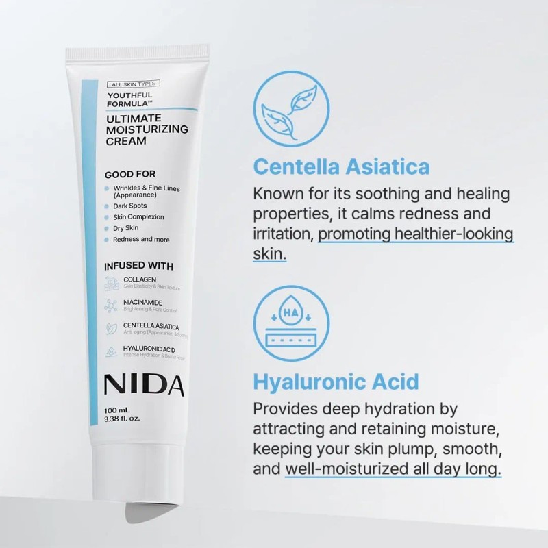 Cremas Hidratantes Nida Youthful Formula Ultimate Blanco