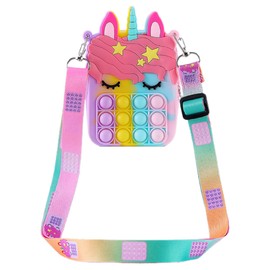 TNSRAY Unicorn Bag, Shoulder Bag with Adjustable Length Strap, Unicorn Bag for Adults Children Bag Handbag, Pop Bag, Toys Bags Shoulder Bag