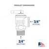 Midline Valve GUHW-QSW256 Pressure Relief Valve for Tankless Water Heater,