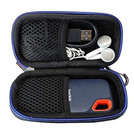 GUBEE Hard Travel Case for Extreme Portable SSD 250 GB/500 GB/1 TB/2 TB (Red)