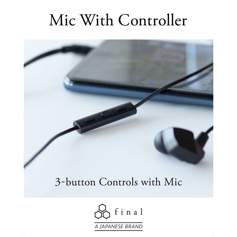 final VR3000 for Gaming [FI-VR3DPLMB] Wired Earbud Gaming Binaural Surround