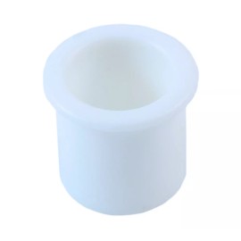 My Cable Mart 3/4inchinch CUT-HOLE SIZE White Round Wire Management Grommet **NO LID**