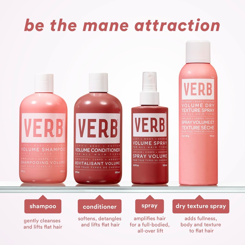 VERB Volume Spray 6.5 fl oz- Lightweight Volumizing Spray for