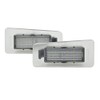 LED number plate light without error message with E-mark, registration