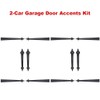 WINSOON Decorative Metal Garage Door Hardware - Screw-in Carriage House