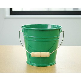 Sand Bucket for Children Green 15.5 cm