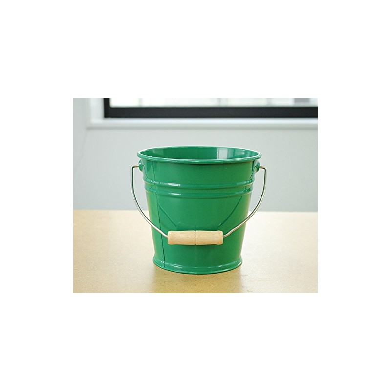 Sand Bucket for Children Green 15.5 cm