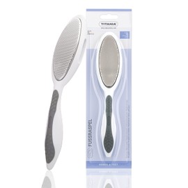 TITANIA Soft Touch Foot Rasp with File (Coarse & Fine) Ergonomic Foot Rasp & Foot File Double-Sided Callus File Made in Germany Rustproof Callus Rasp Foot (22 cm)