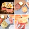 300 Pieces Foil Metallic Cupcake Cases, Muffin Cakes Paper Liners