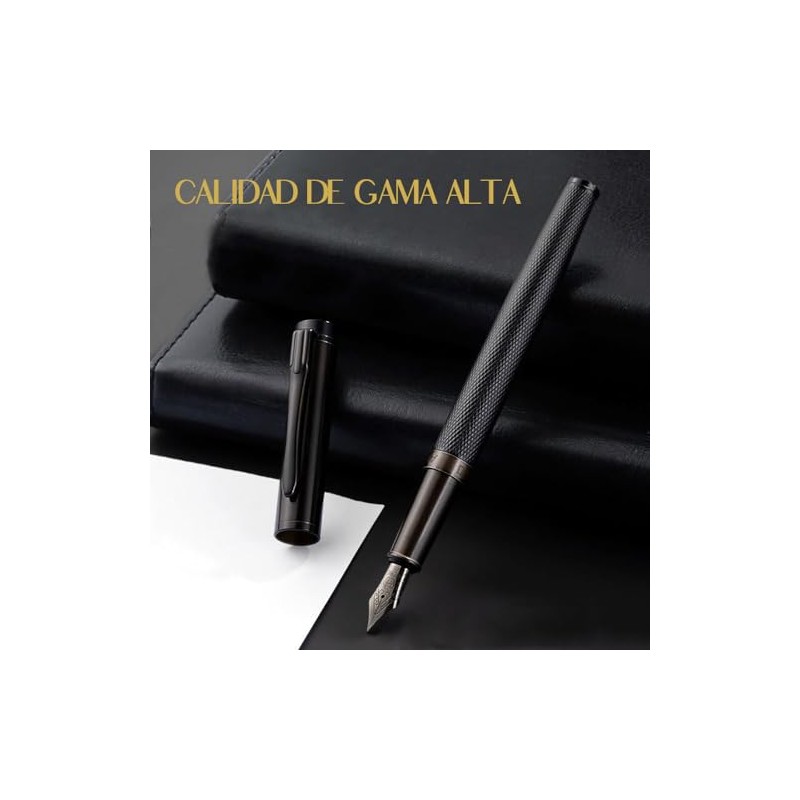 Juego de pluma estilográfica, Pluma Estilográfica Ultra Elegante con Convertidor,