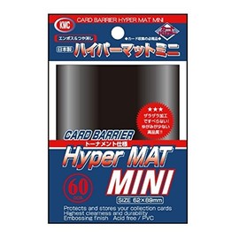 Card Barrier Hyper Matte Mini Black 60 Pieces