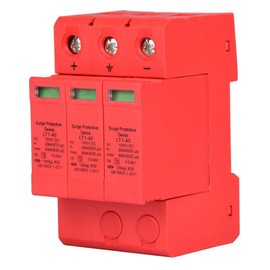3P DC Surge Protection Arrester 3.0 KV 40 ka, Lightning Protection Device for Optimal Safety in Lightning Strikes