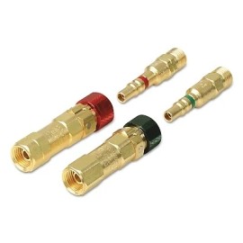 WESTERN ENTERPRISES Kwiklok OSHA Quick Connect Brass Fuel Gas/Oxygen Hose Connector
