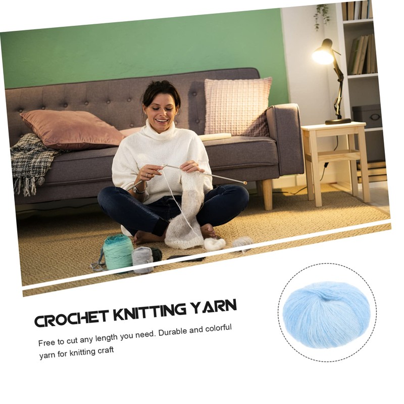 Gatuida Knitting Yarn Woolen Thread Soft and Comfortable DIY Supplies