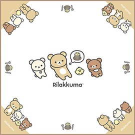 San-x Rilakkuma CH43901 Lunch Market Lunch Napkin Wrinkle Resistant