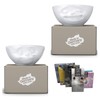 Fiftyeight Products Bowls Set of 2 with Napkins, 350 ml