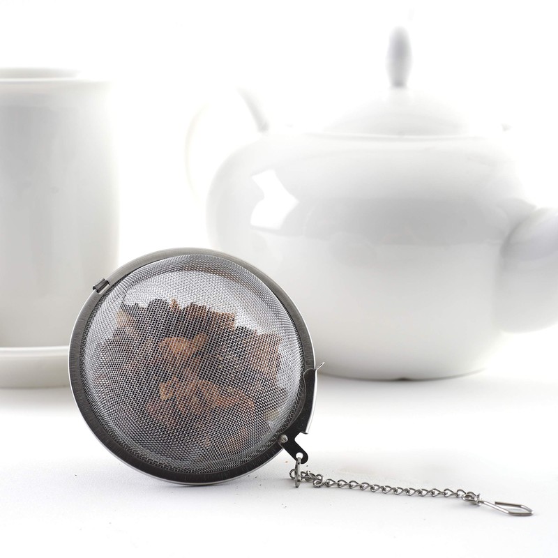 Norpro 5505 Stainless Steel Mesh Tea Infuser Ball, 3-Inch