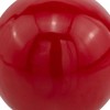 Homeroots 4" Red Aluminum Decorative Orb Tabletop Sculpture